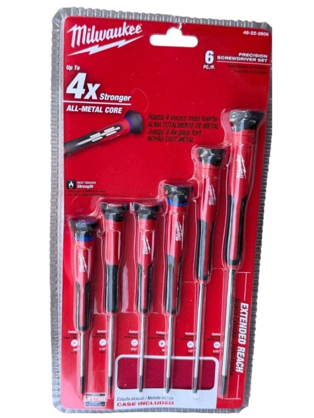 Milwaukee 48-22-2610 6 PC TORX® Precision Screwdriver Set w/ Case